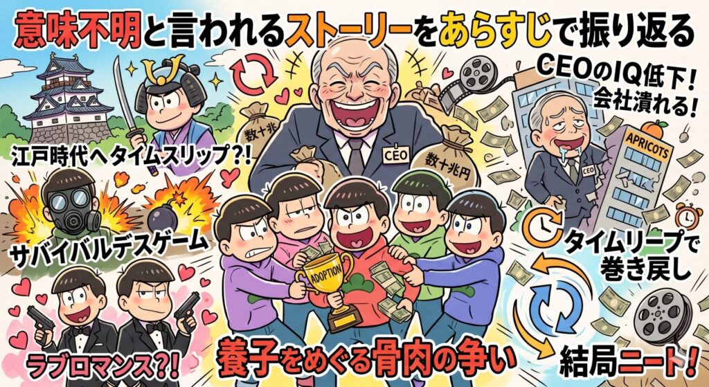 意味不明と言われるストーリーをあらすじで振り返る